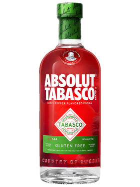 Absolut Tabasco Chilli Pepper Flavoured Swedish Vodka 1L