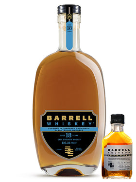 Barrell 18 Year Old Finished In Cabernet Sauvignon & Sauternes Barrels Cask Strength Blended Bourbon Whiskey 750mL + 100mL WHA Single Barrel