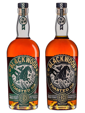 Blackwood Toasted 105 Collection Straight Rye & Bourbon Whiskey 2 x 750mL