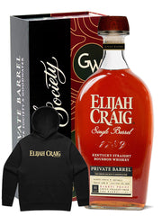 Elijah Craig 11 Year Old Private Barrel 'The Drink Society x Goodwater' Barrel Proof Kentucky Straight Bourbon Whiskey 700mL + Death By Chocolate Hoodie