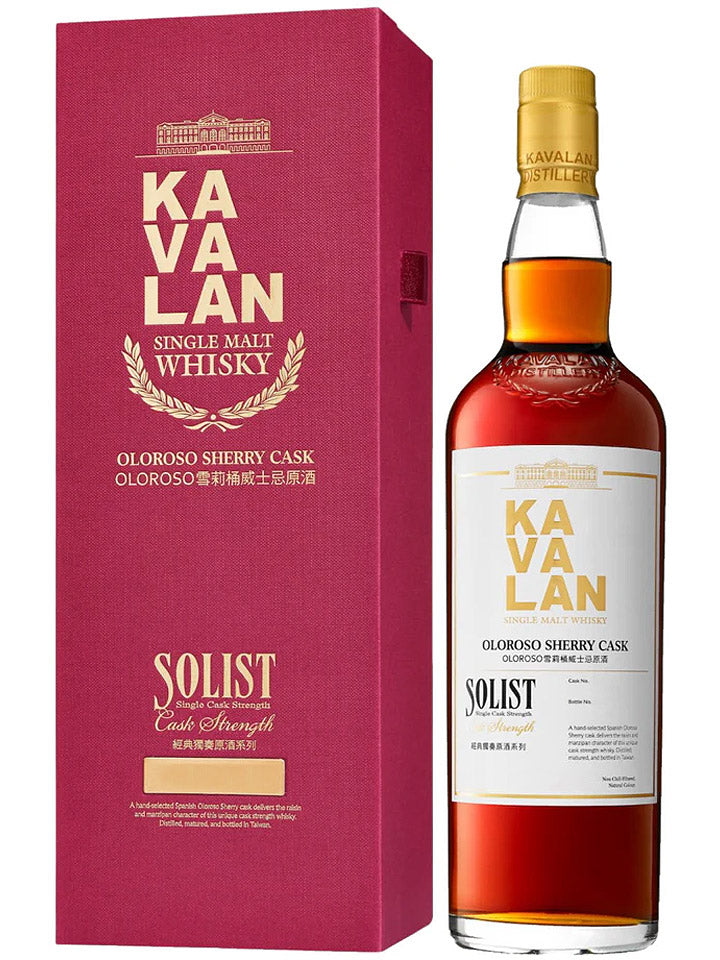 Kavalan Solist Oloroso Sherry Cask Strength Single Malt Taiwanese