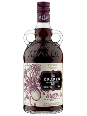Kraken Black Cherry and Madagascan Vanilla Black Spiced Rum 700mL