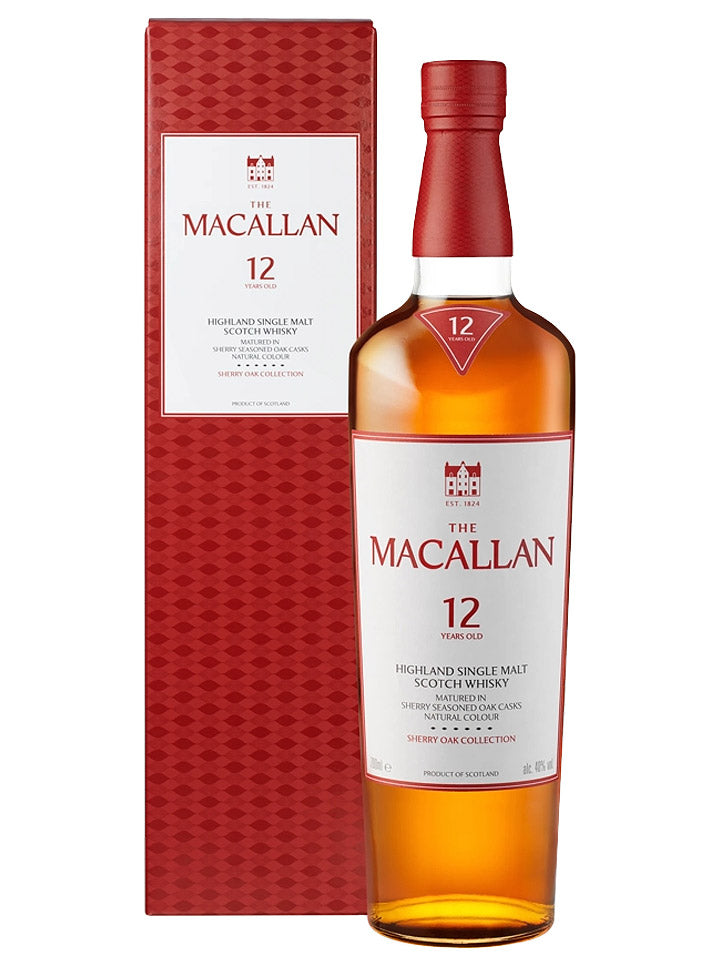 The Macallan 12 Year Old Sherry Oak Single Malt Scotch Whisky