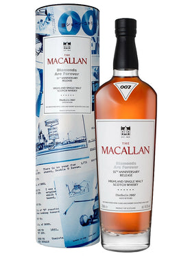 The Macallan 18 Year Old Diamonds Are Forever 55th Anniversary Release Single Malt Scotch Whisky 700mL