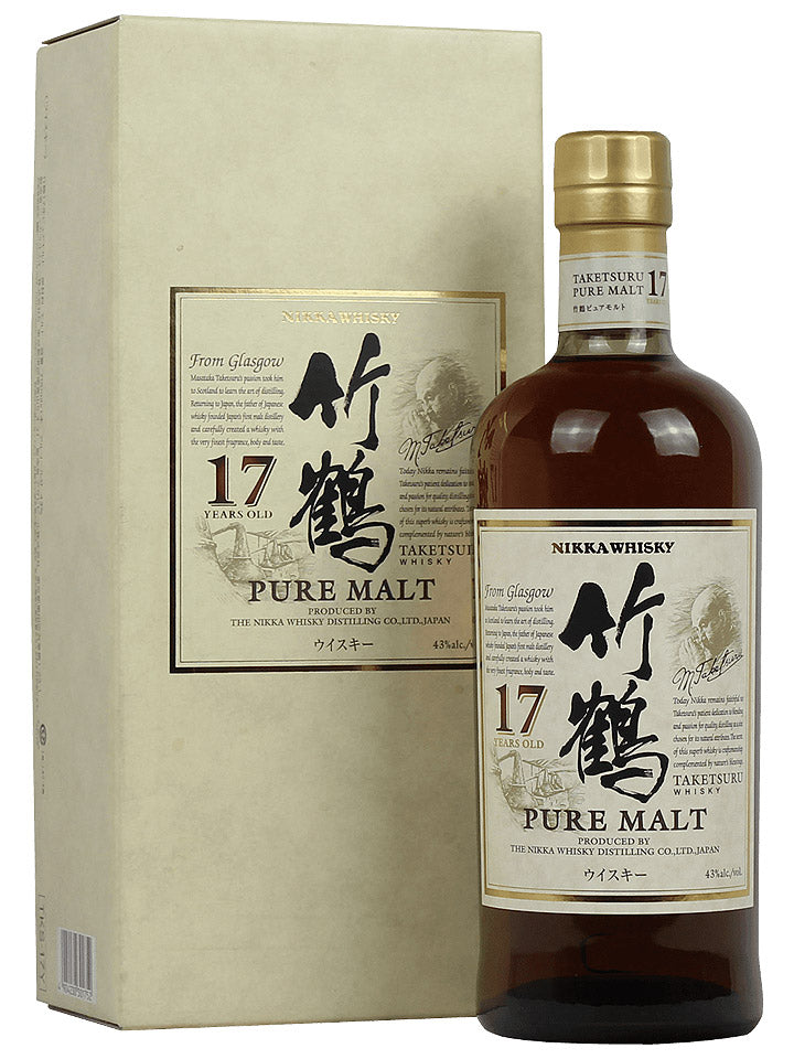 Nikka Taketsuru 17 Year Old Pure Malt With Gift Box Blended