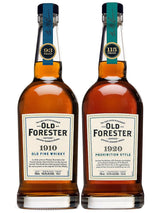 Old Forester 1910 "Old Fine Whisky" + 1920 "Prohibition Style" Kentucky Straight Bourbon Whiskey 2 x 750mL