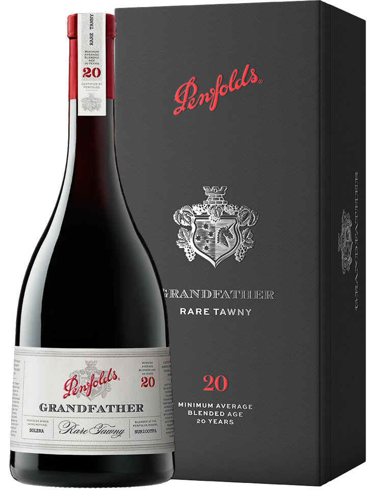 Penfolds Grandfather 20 Year Old Rare Blended Tawny Port Wine 750mL – The  Drink Society