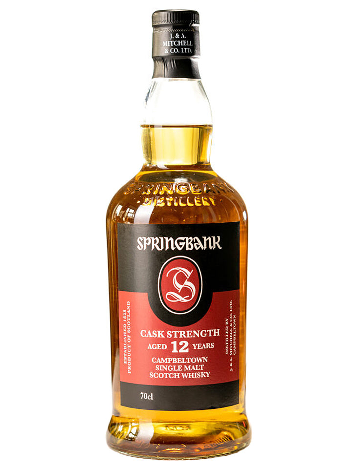 2024) Strength (Cask Old Year 12 - Springbank 700ml Years 12 Strength Cask SPRINGBANK ウイスキー 6 Whisky 70cl X ウイスキー