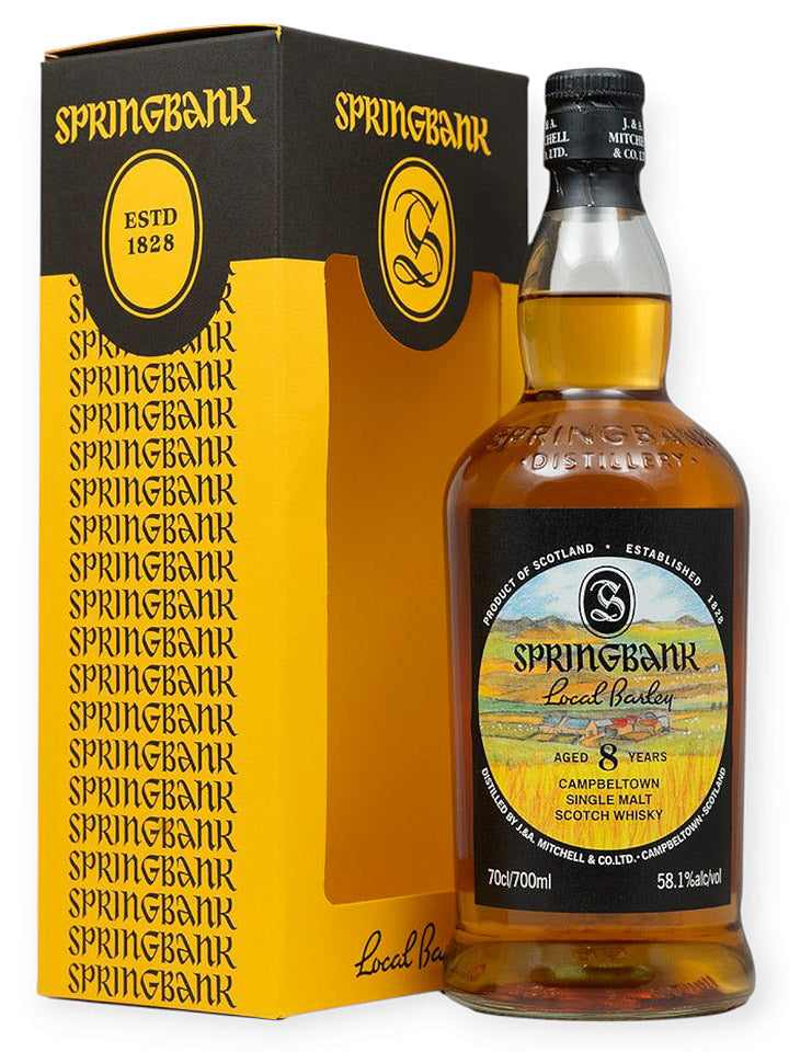 Springbank 8 Year Old Local Barley 2024 Release Campbeltown Single