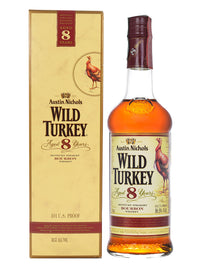 Wild Turkey 8 Year Old 2010 Austin Nichols 101 Proof With Gift Box Kentucky Straight Bourbon Whiskey 700mL