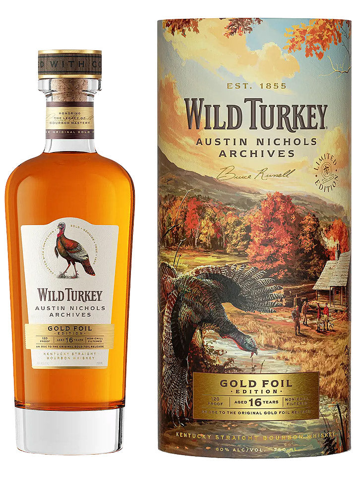PRE-ORDER: Wild Turkey 16 Year Old Austin Nichols Archives Gold