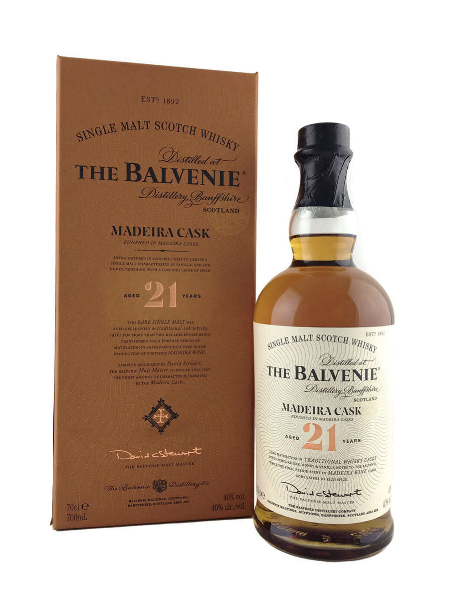 Balvenie 21 Year Old Madeira Cask Scotch Whisky 700ml – The Drink