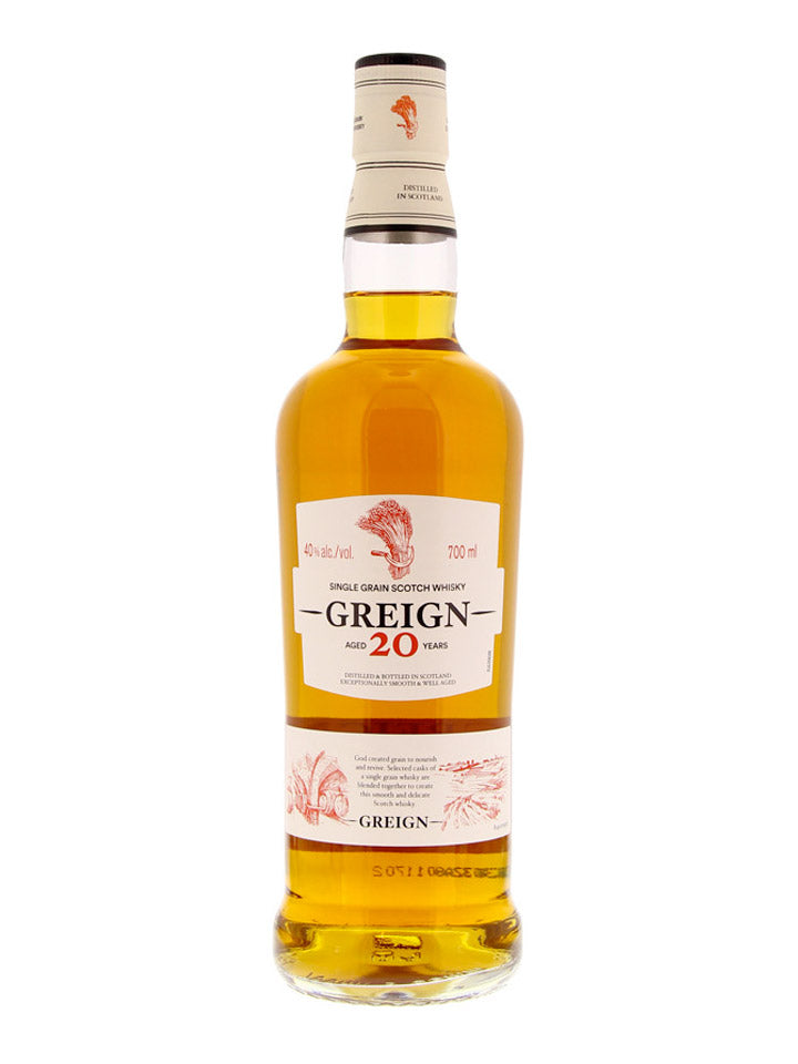 Greign 20 Year Old Single Grain Scotch Whisky 700mL – The Drink Society