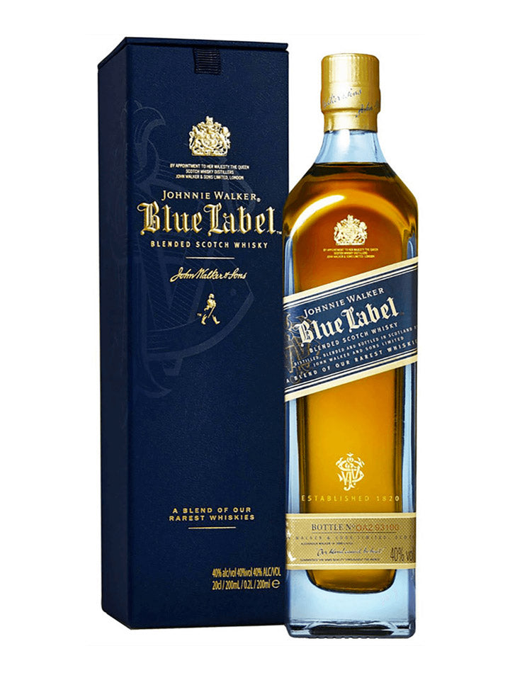 Johnnie Walker Blue Label Blended Scotch Whisky 200mL – The Drink