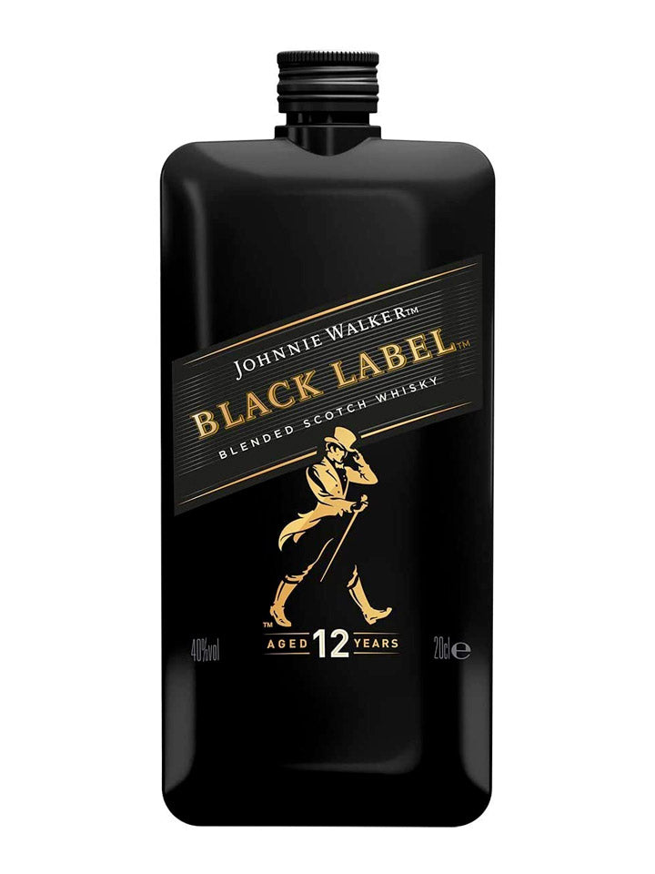 Johnnie Walker Black Label Flask Limited Edition Blended Scotch