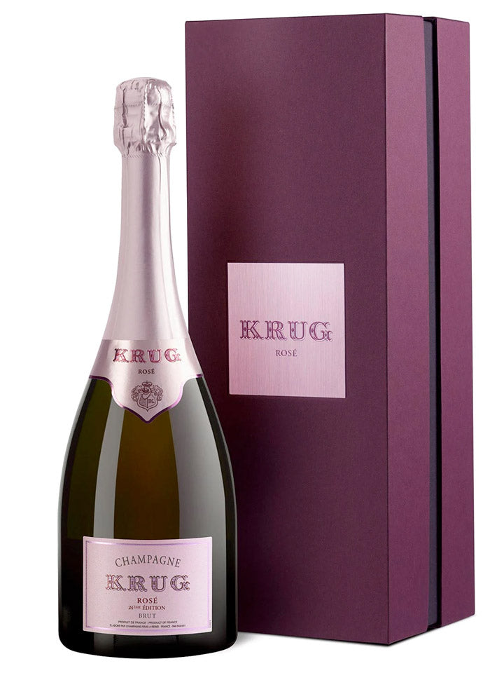 KRUG ロゼ 24ème Édition 750ml Krug Rose 24th Edition With Gift Box Champagne 750mL – The Drink