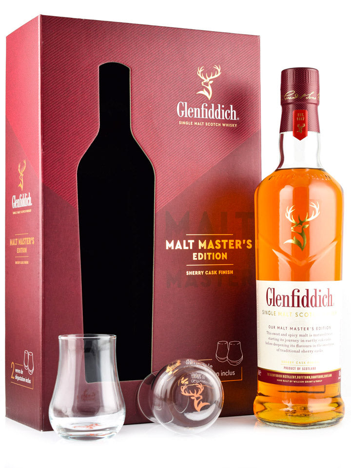 Glenfiddich Malt Masters Sherry Cask Finish + 2 Glasses Single