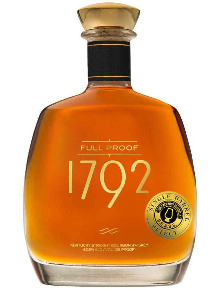 1792 Full Proof WHA & BRASS Release V Single Barrel Select Cask Strength Kentucky Straight Bourbon Whiskey 750mL