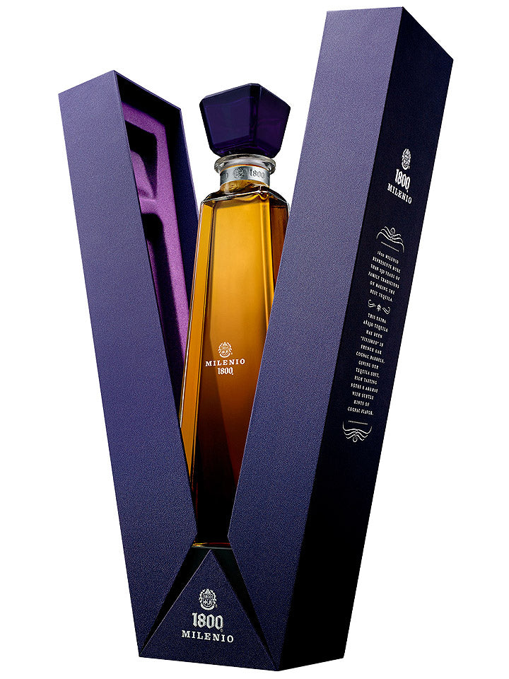 その他 1800 Milenio 750ml 40% 1800 Milenio Extra Anejo Tequila 750mL – The Drink Society