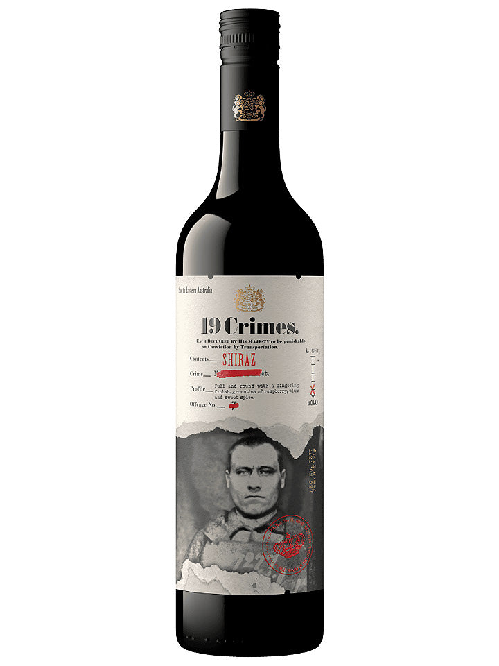 19 Crimes Shiraz Red Wine 750mL