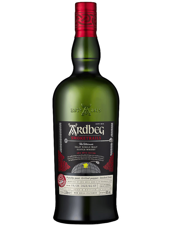 Ardbeg Smoketrails Côte Rôtie Limited Edition Single Malt Scotch Whisky 1L