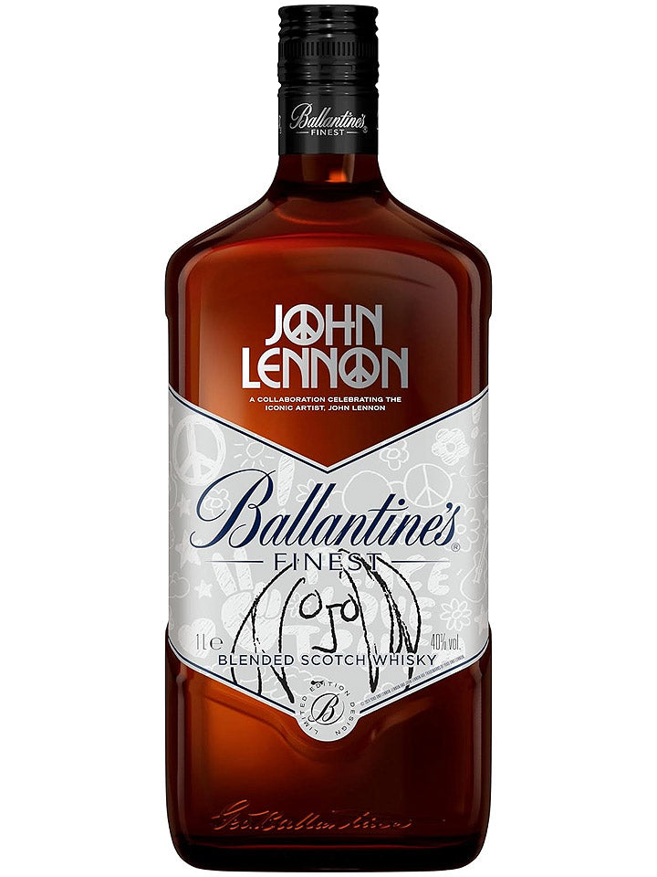 Ballantine's Finest John Lennon True Music Icon Limited Edition Design Blended Scotch Whisky 1L