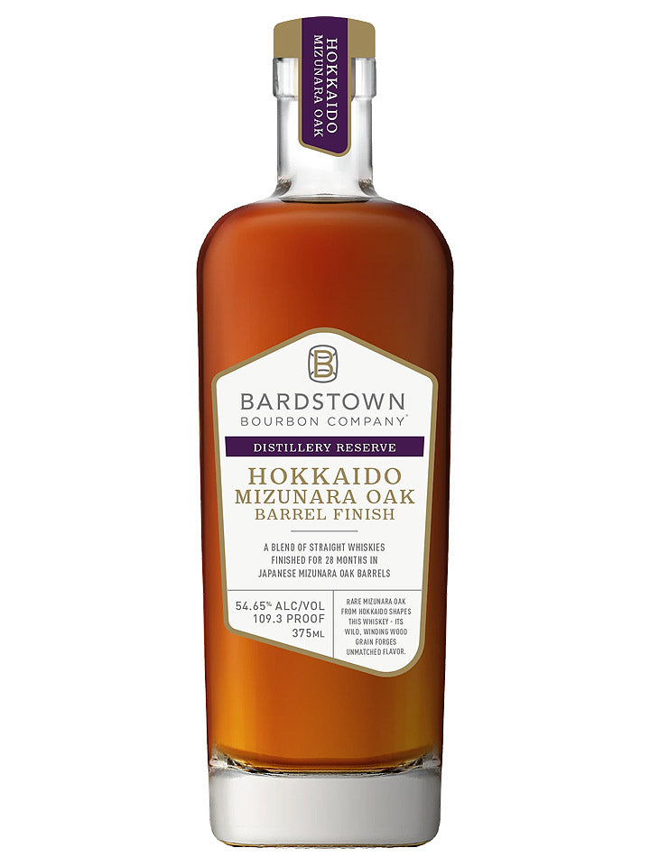 Bardstown Bourbon Company Distillery Reserve Hokkaido Mizunara Oak Barrel Finish Blended Straight Cask Strength Whiskey 375mL