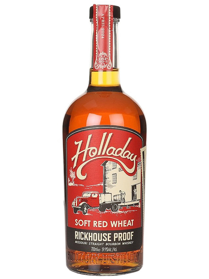 Ben Holladay 6 Year Old Soft Red Wheat Rickhouse Proof 59.8% Missouri Straight Bourbon Whiskey 700mL