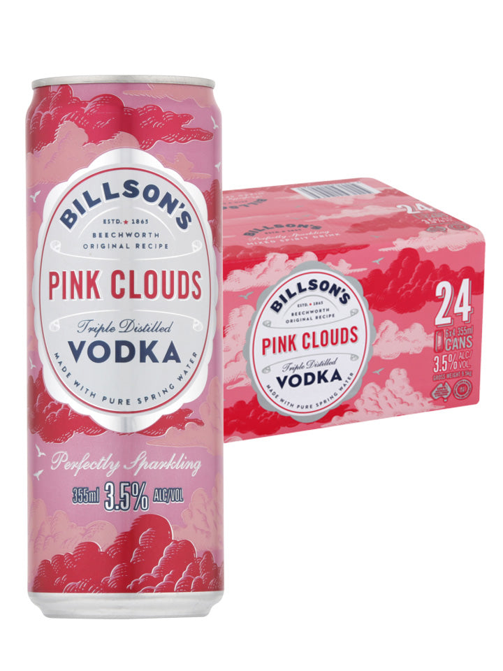 Billson's Pink Clouds & Vodka 6 x 4 Pack 355mL Cans