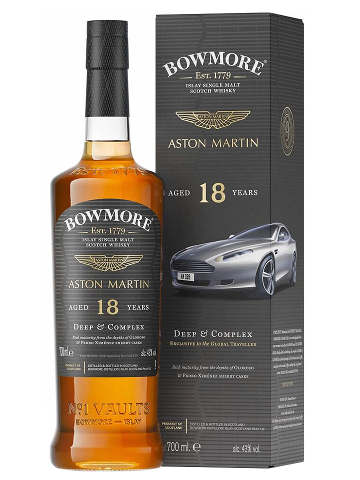 Bowmore 18 Year Old Deep & Complex Aston Martin Edition #9 Single Malt Scotch Whisky 700mL