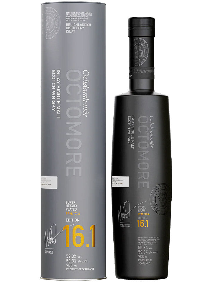 Bruichladdich Octomore 16.1 Islay Single Malt Scotch Whisky 700mL