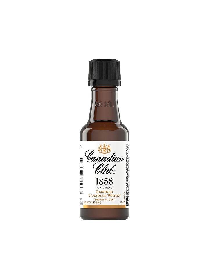 Canadian Club 40% Blended Canadian Whiskey Miniature 50mL