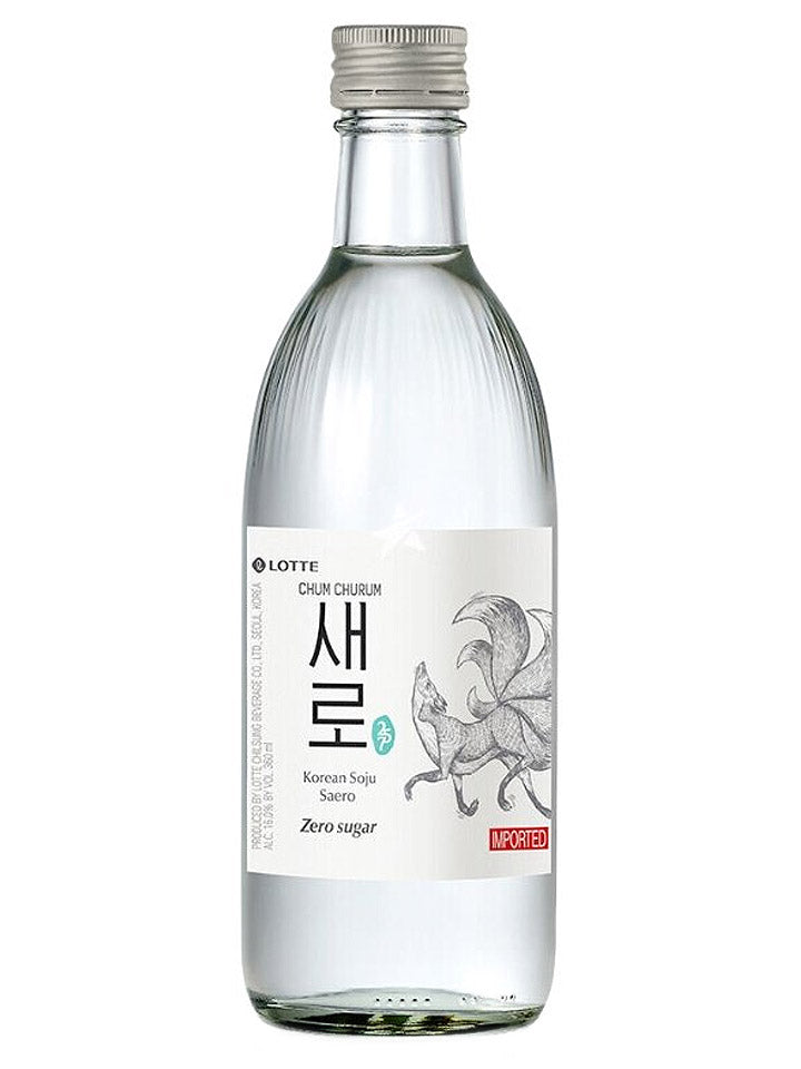 Chum Churum Saero Zero Sugar Korean Soju 360mL