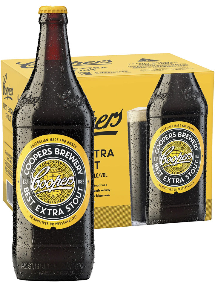 Coopers Best Extra Stout Longneck Beer Case 12 x 750mL Bottles