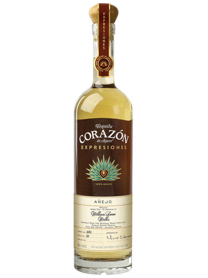 Corazon de Agave Expresiones William Larue Weller Anejo Tequila 750mL