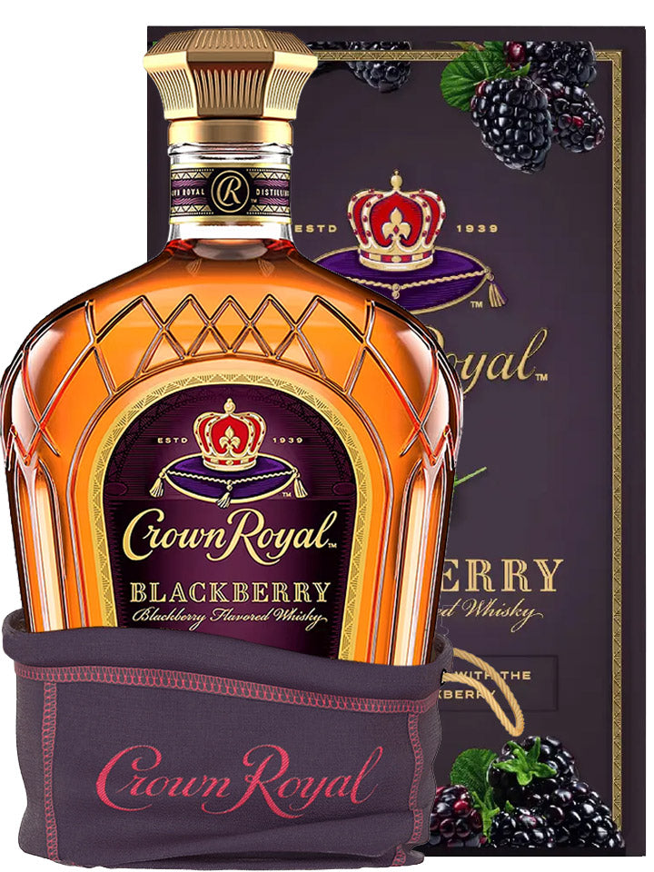 Crown Royal Blackberry Flavoured Canadian Whisky 750mL