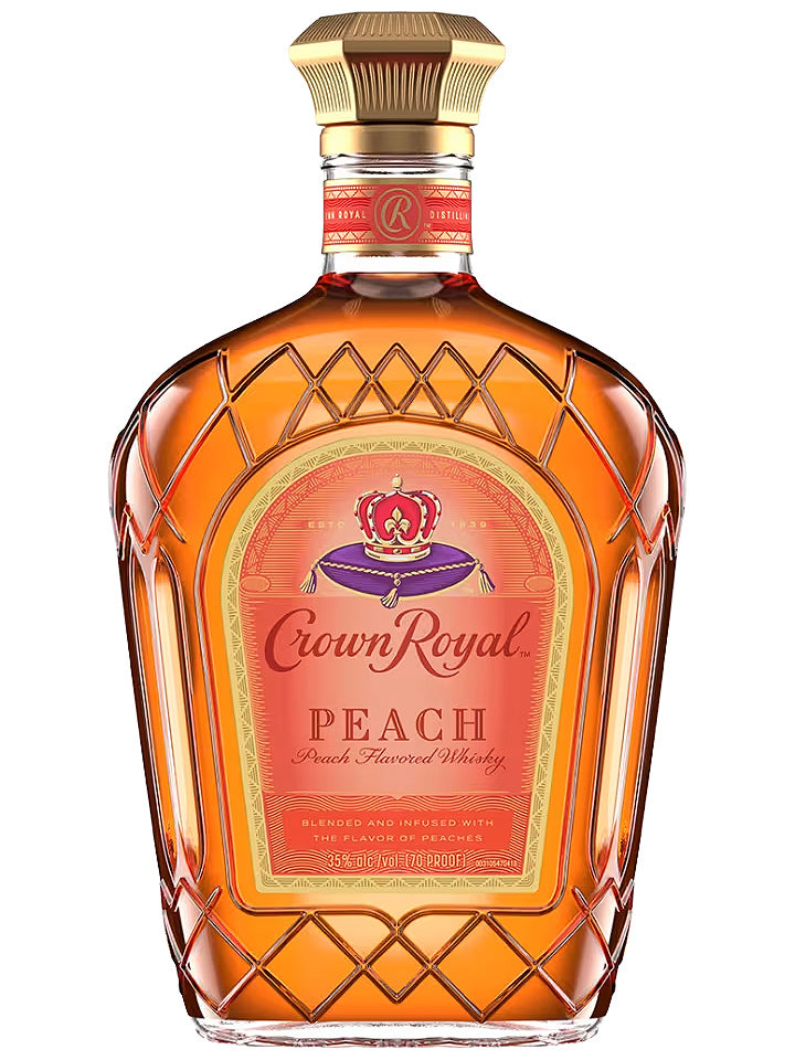 Crown Royal Peach Flavoured Blended Canadian Whisky 1L