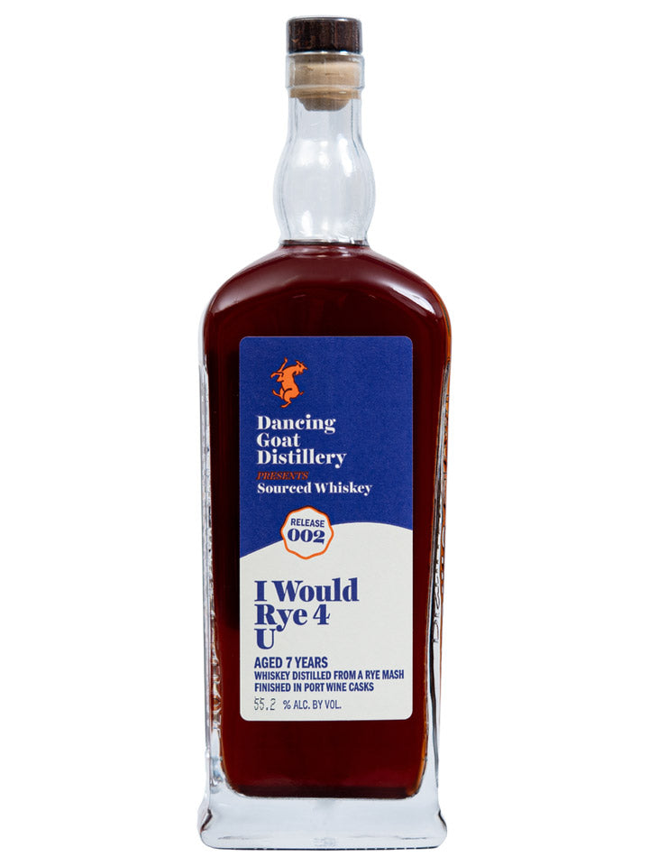 Dancing Goat 7 Year Old 'I Would Rye 4 U' Port Cask Finish American Rye Whiskey 750mL