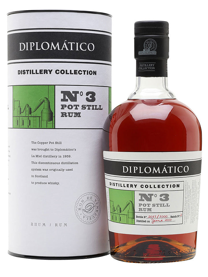 Diplomatico Distillery Collection No.3 Pot Still Venezuelan Dark Rum 700mL