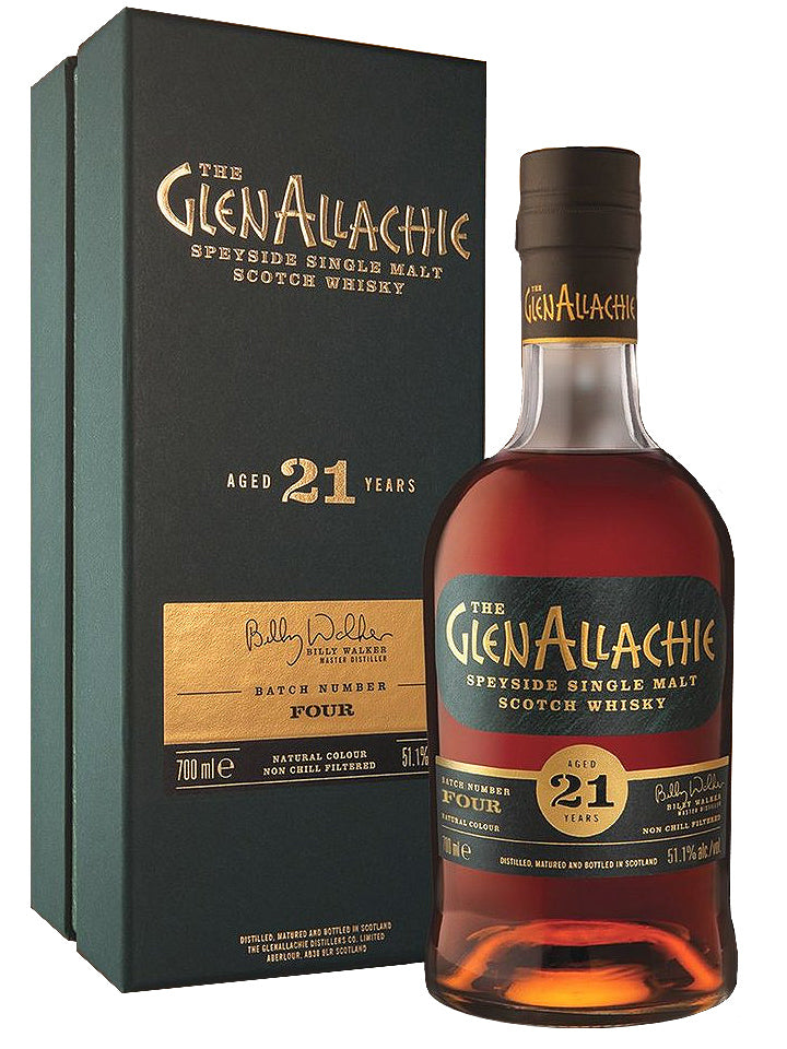 Glenallachie 21 Year Old Cask Strength Batch #4 Single Malt Scotch Whisky 700mL