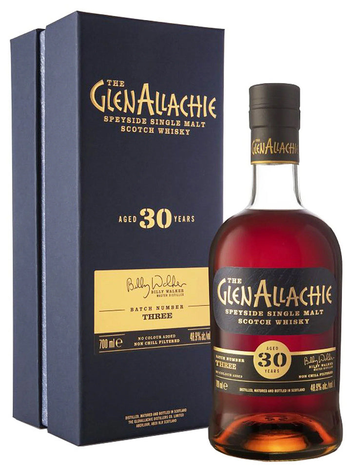 Glenallachie 30 Year Old Batch 3 Cask Strength Single Malt Scotch Whisky 700mL