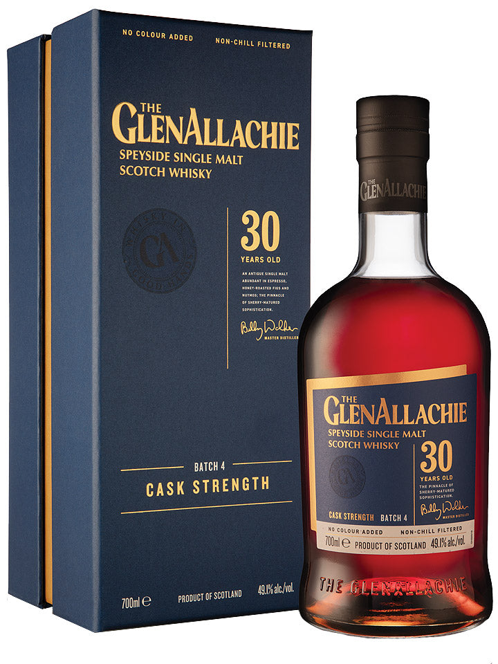 Glenallachie 30 Year Old Batch 4 Cask Strength Single Malt Scotch Whisky 700mL