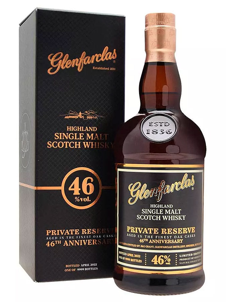 Glenfarclas Private Reserve 46th Anniversary Single Malt Scotch Whisky 700mL