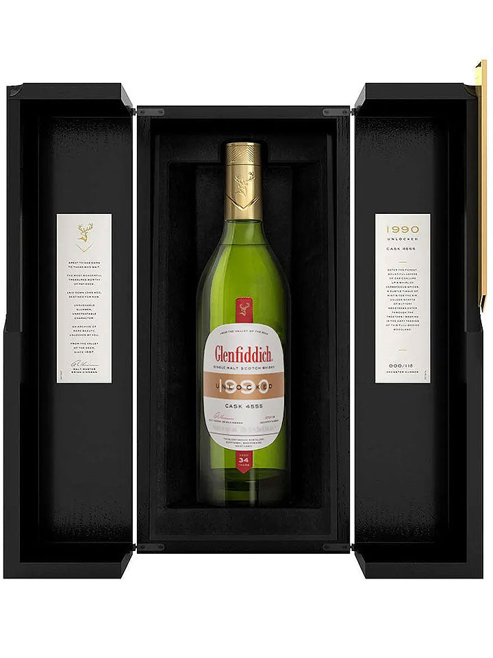 Glenfiddich 34 Year Old 1990 Archive Collection Unlocked Single Cask #4555 Single Malt Scotch Whisky 700mL