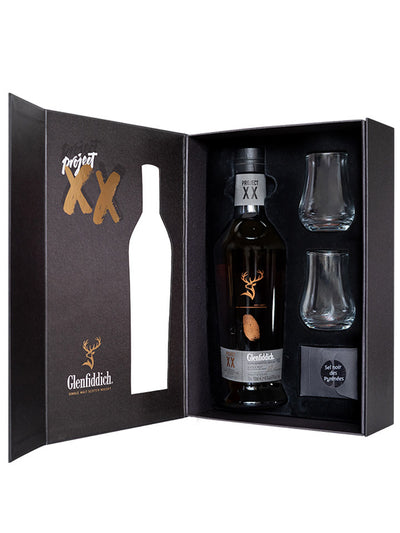 Glenfiddich Experiment 02 Project XX + 2 Glasses Gift Pack Scotch Whisky 700mL