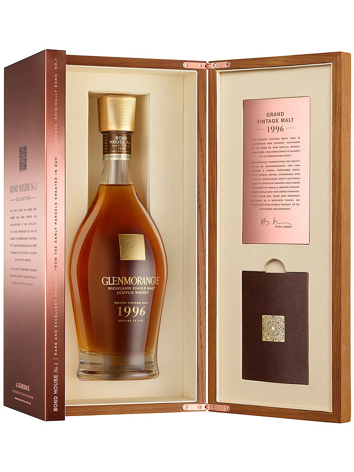 Glenmorangie 1996 Grand Vintage 23 Year Old Single Malt Scotch Whisky 700mL