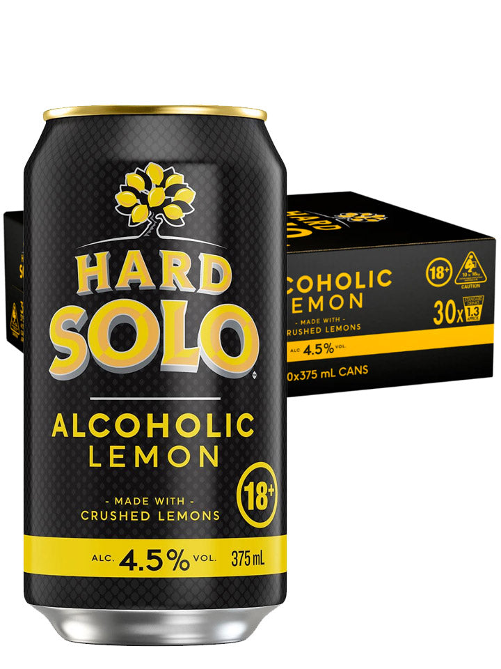 Hard Solo Alcoholic Lemon Case 30 x 375mL Cans