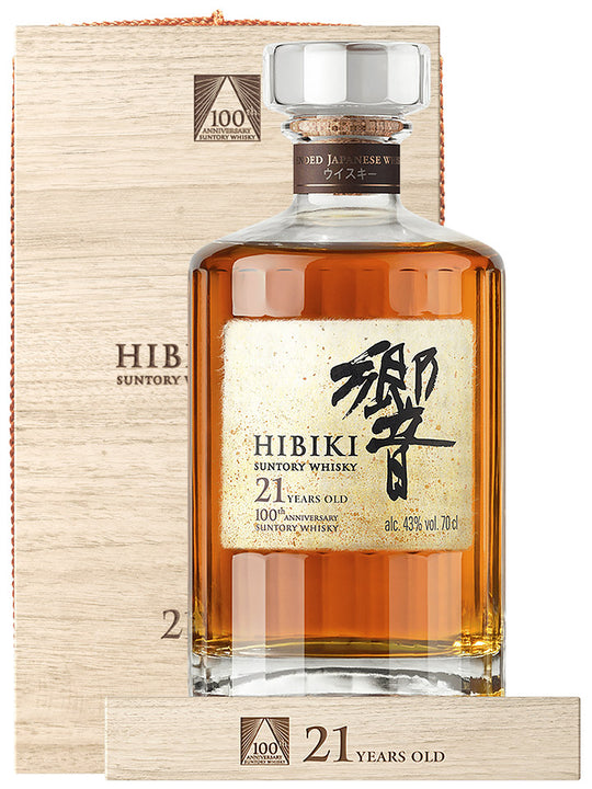 Hibiki 21 Year Old Mizunara Oak 100th Anniversary Edition Blended