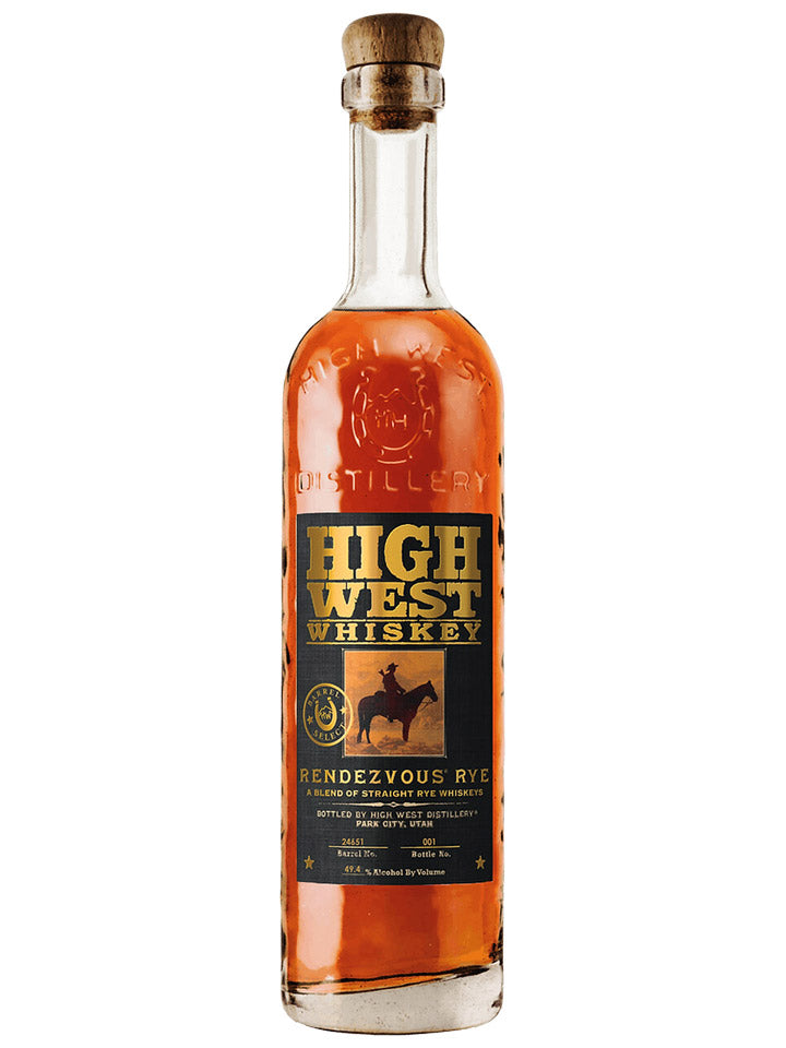 High West Rendezvous Barrel Select Blended Rye Whiskey 750mL