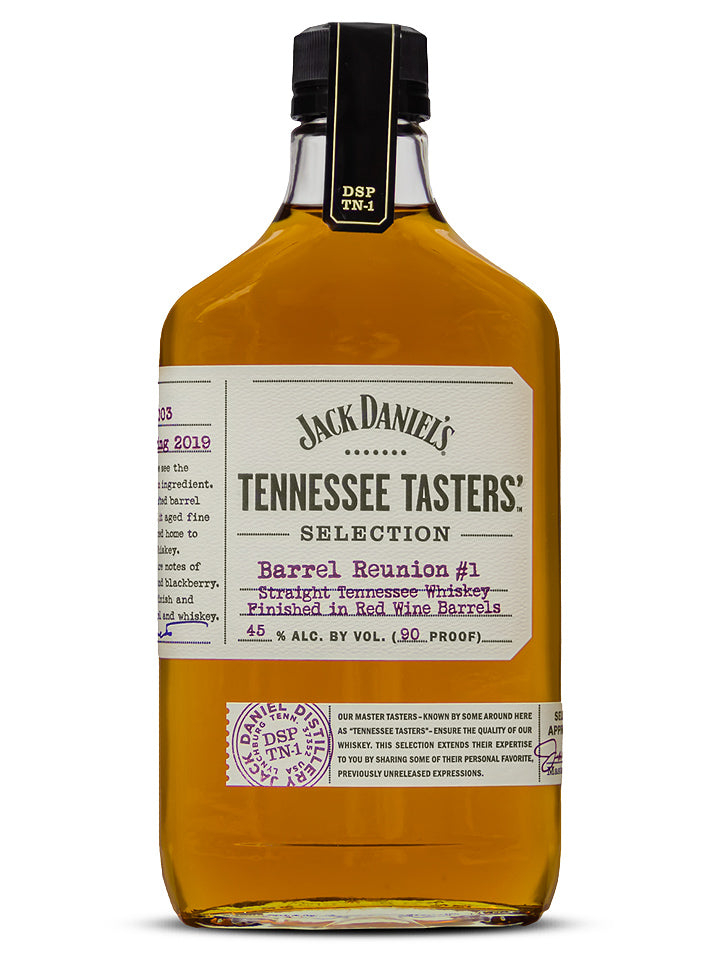 Jack Daniel's Tennessee Tasters' Selection Limited Edition Barrel Reunion #1 Red Wine Barrels Tennessee Whiskey 375mL